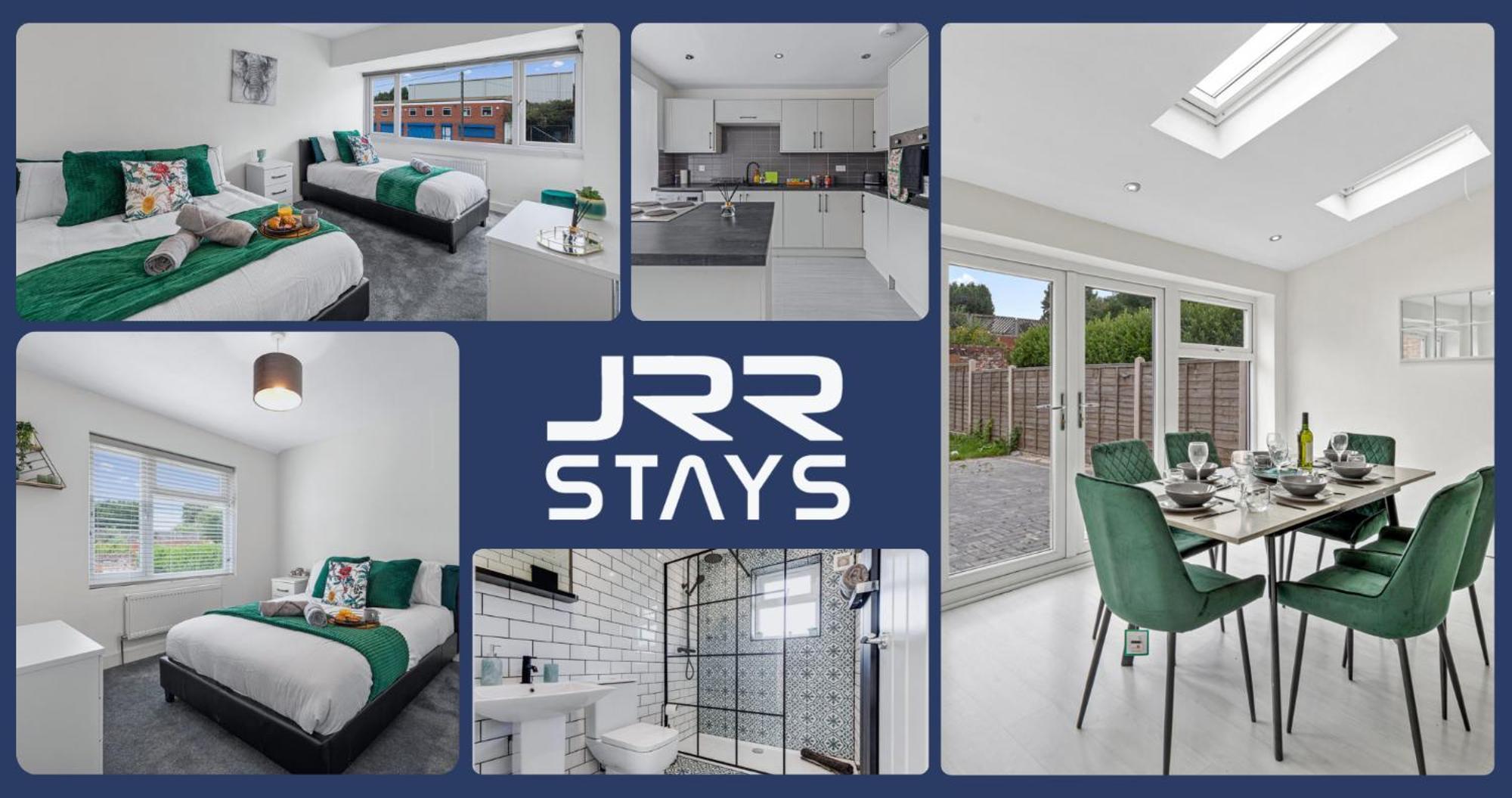 Tipton 3 Bedroom House Garden Sleeps 7 - Jrr Stays Coseley Exterior foto